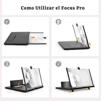 Focus Pro 14'' Pulgadas Super Hd Pantalla Amplificadora Celular